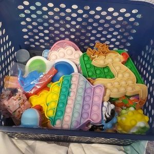 Bucket of fidgets bucket not included